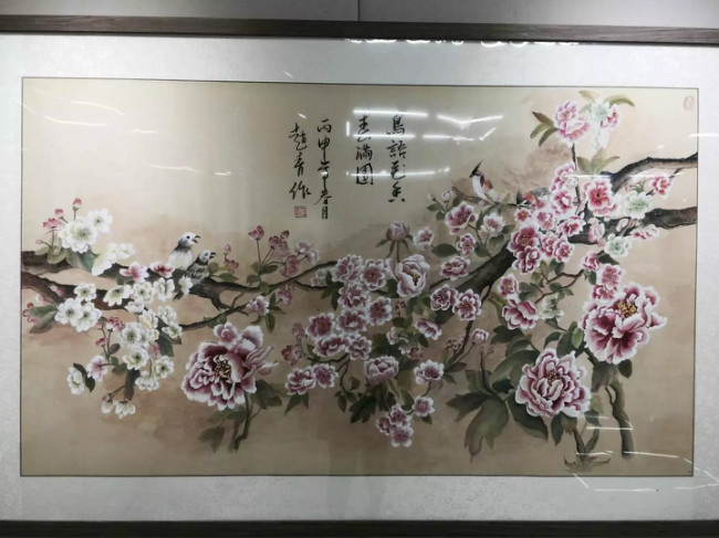 潍坊市“金色梦飞扬”书画展在潍坊学院美术馆开展(图8)